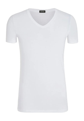 Zegna v-neck t-shirt - White