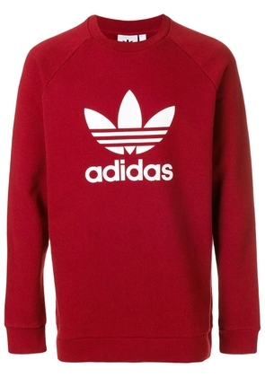 adidas Trefoil crew-neck sweatshirt - Red