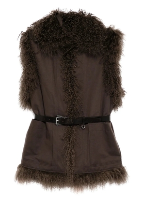 LEMAIRE single breasted coats - Brown