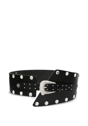 PINKO studded buckle belt - Black