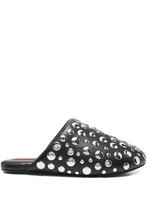 Simon Miller stud-embellished slippers - Black