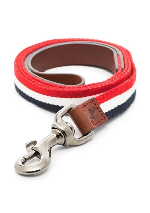 Moncler x Poldo Dog Couture tricolour dog leash - Blue