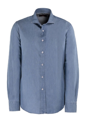 Moorer Harold long-sleeve denim shirt - Blue