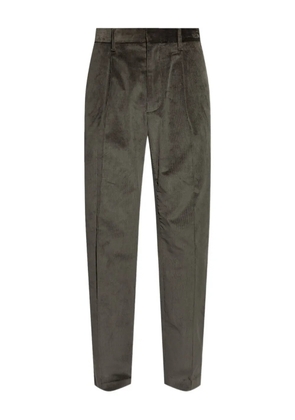 rag & bone pleated-front corduroy trousers - Green