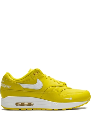 Nike x Supreme Air Max 1 '87 SP 'Speed Yellow/White' sneakers
