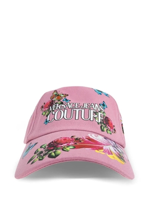 Versace Jeans Couture floral print cap - Pink