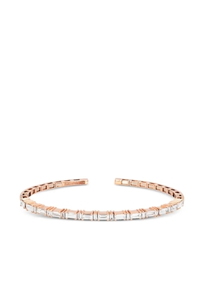 Suzanne Kalan 18K rose gold diamond bangle