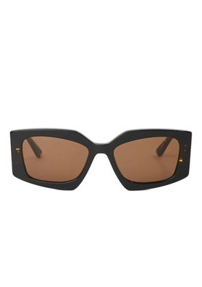 Karl Lagerfeld Autograph rectangle sunglasses - Black