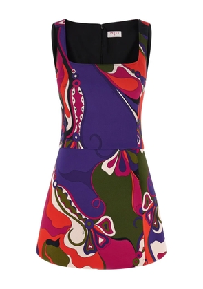 PUCCI printed mini dress - Purple