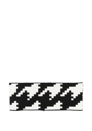 Perfect Moment houndstooth headband - Black