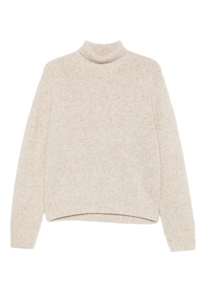 Auralee high-neck cashmere sweater - Neutrals
