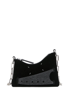 Maison Margiela small Snatched leather shoulder bag - Black