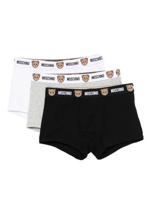 Moschino logo-waistband boxers (pack of three) - Black