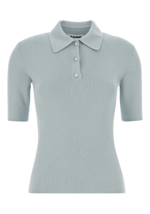 Jil Sander short-sleeve polo shirt - Blue