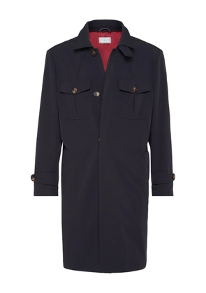 Brunello Cucinelli Redingote coat - Blue