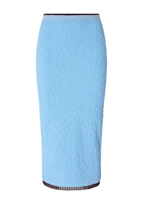 PINKO textured midi skirt - Blue