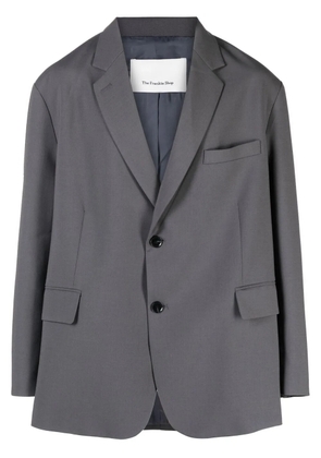 The Frankie Shop boxy single-breasted blazer - Grey