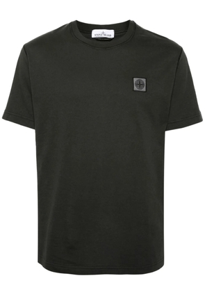 Stone Island Compass-patch cotton T-shirt - Grey