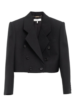 Chloé Spencer striped button blazer - Black