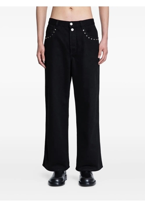 Alexander McQueen Stud five pocket jeans - Black