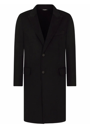 Dolce & Gabbana double-breasted cashmere coat - Black