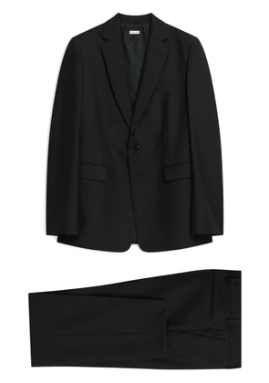 DRIES VAN NOTEN wool slim-fit suit - Black