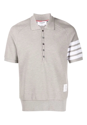 Thom Browne 4-Bar polo shirt - Grey