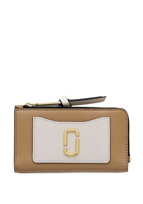Marc Jacobs zip-around leather wallet - Brown