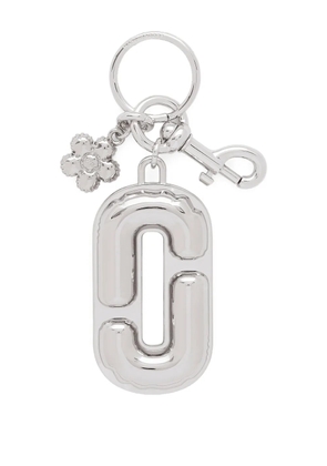 Marc Jacobs The J Marc balloon-shaped flower-embellished keyring - Silver