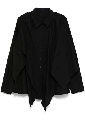Rundholz layered asymmetric blouse - Black