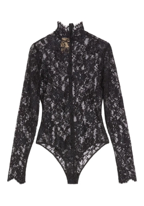 Valentino Garavani high-neck lace bodysuit - Black