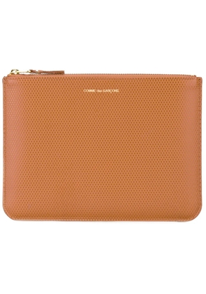 Comme Des Garçons Wallet embossed wallet - Brown