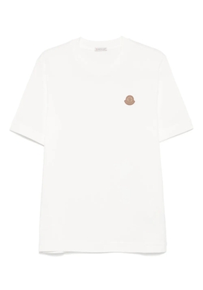 Moncler logo-patch t-shirt - Neutrals