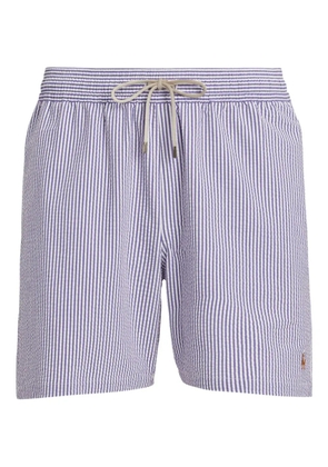 Polo Ralph Lauren striped-design swim shorts - Purple