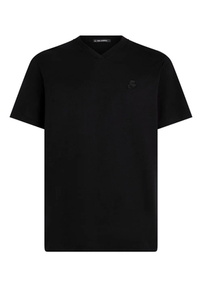 Karl Lagerfeld Kameo V-neck T-shirt - Black