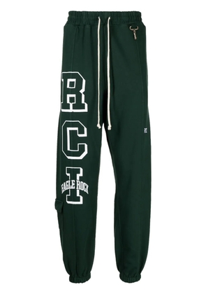 Reese Cooper Eagle Rock logo-print track pants - Green