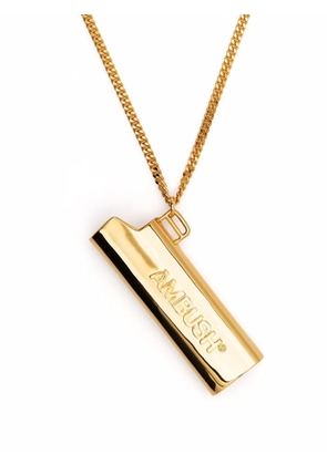 AMBUSH lighter case pendant necklace - Gold