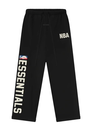 FEAR OF GOD ESSENTIALS logo graphic trousers - Black
