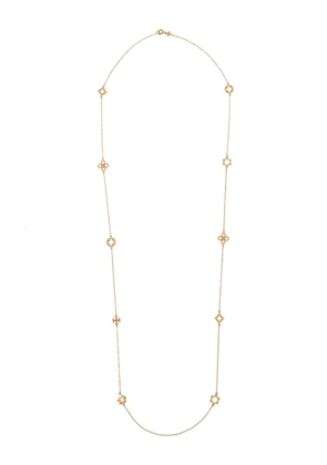 Tory Burch Kira Clover long necklace - Gold