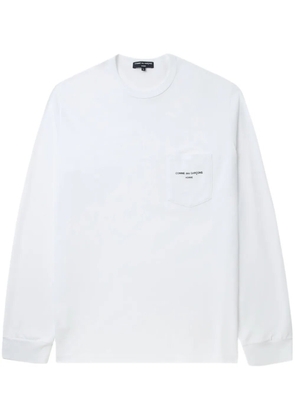 Comme des Garçons Homme logo-print cotton T-shirt - White