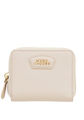 Marc Jacobs The Slim Compact zip leather wallet - Neutrals