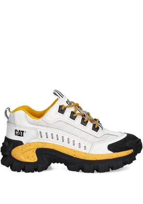 caterpillar Intruder lace-up chunky sneakers - White