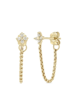 Zoë Chicco 14K Gold Diamond Quad Chain Earrings