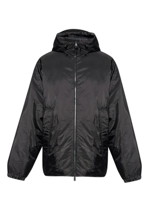 Moncler zip-fastening hooded puffer jacket - Black