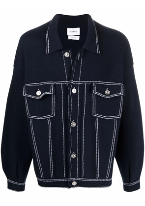 Barrie oversized denim jacket - Blue
