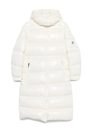 Moncler hooded quilted coat - Neutrals