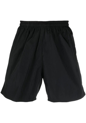 Aries logo print shorts - Black