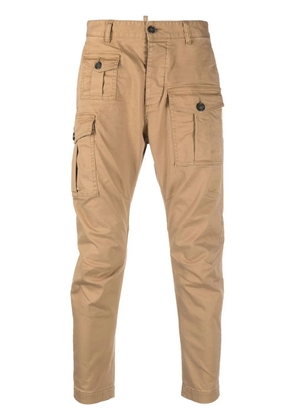 DSQUARED2 Sexy tapered cargo trousers - Brown