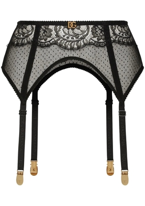 Dolce & Gabbana lace suspender belt - Black