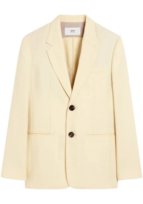AMI Paris semi-lined blazer - Neutrals